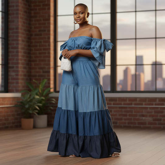 Destiny In Denim Jumpsuit